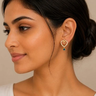 November Birthstone London Blue Topaz Drop Earring