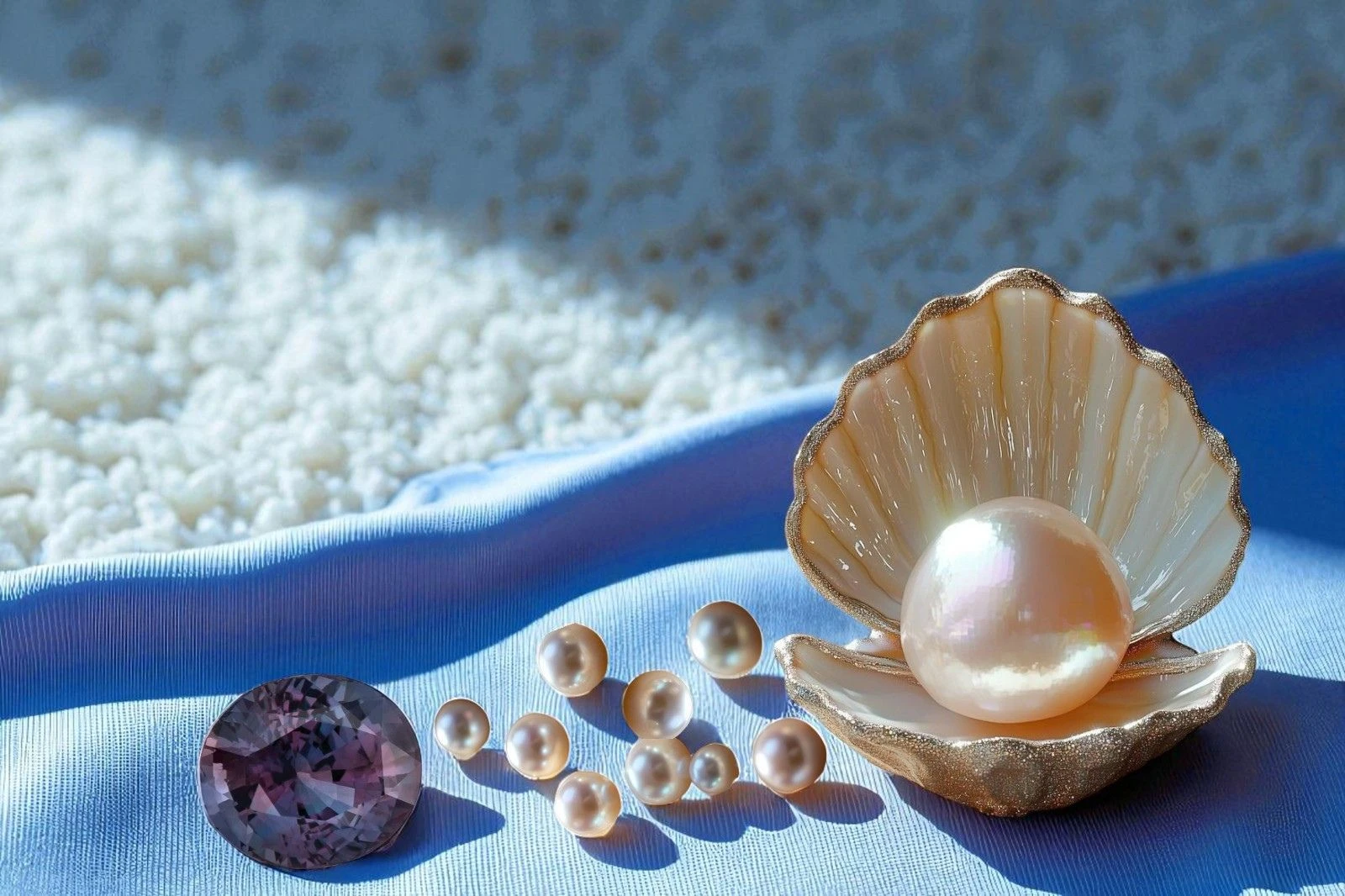 Pearl And Alexandrite June Birthstone