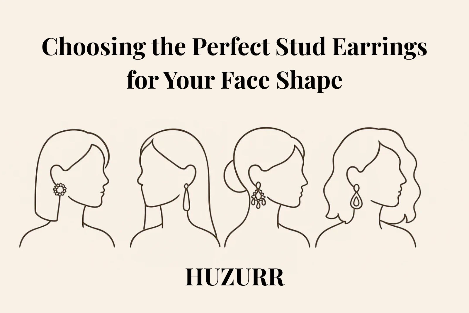 How to choose stud earrings for different face shapes