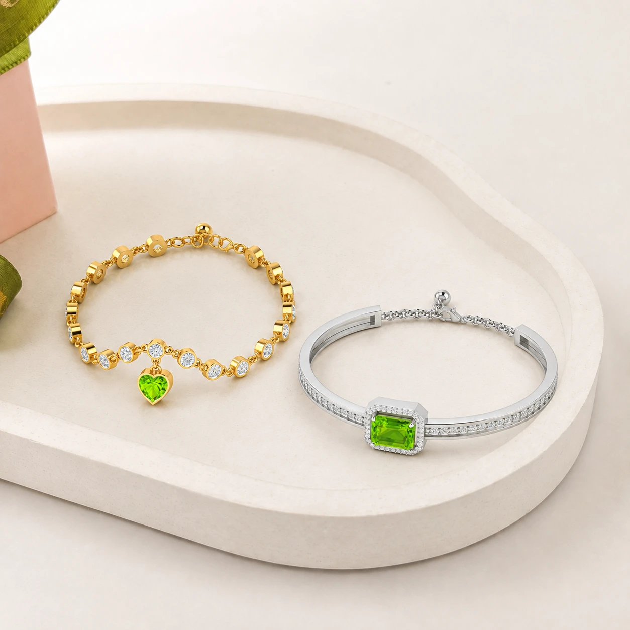 Peridot Bracelets