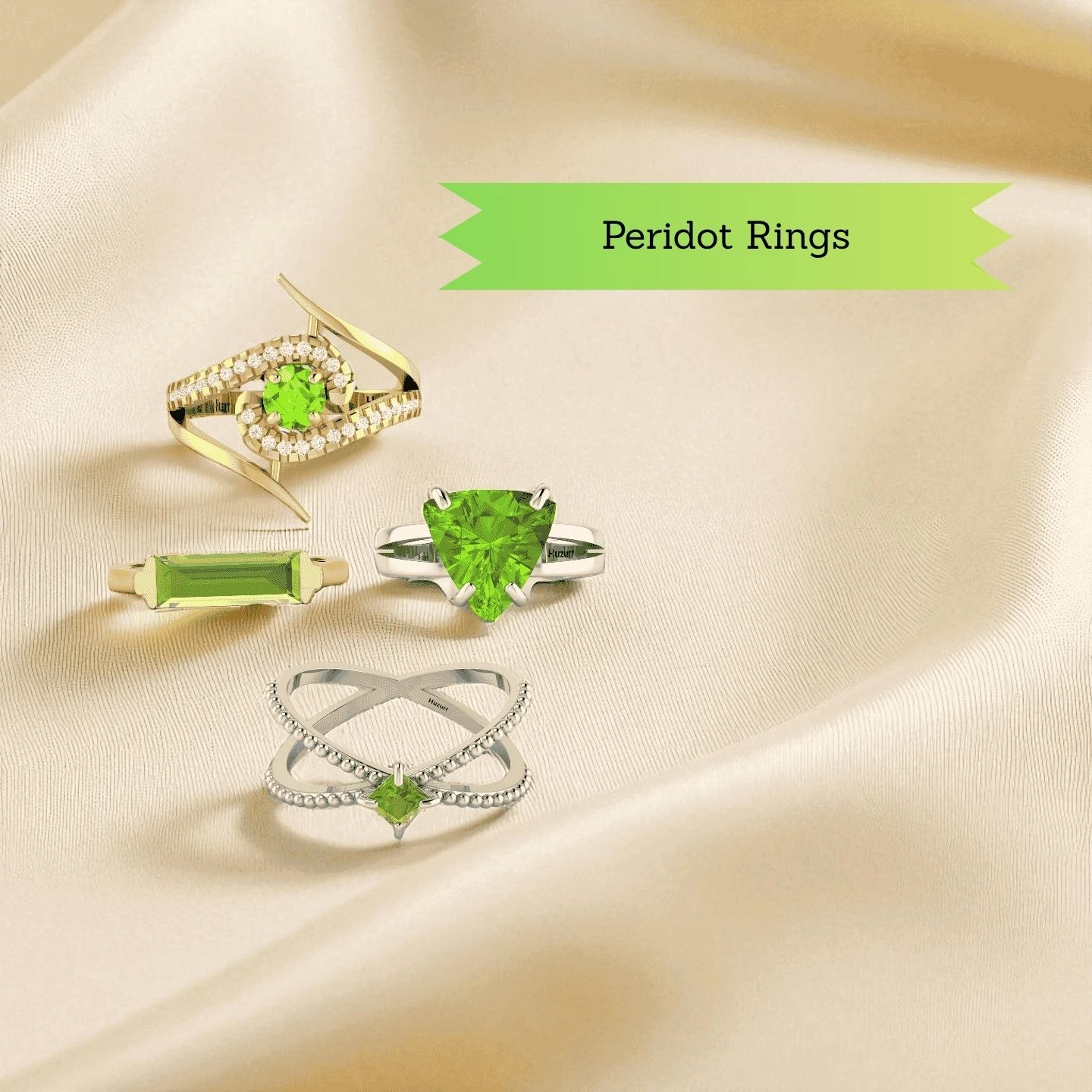 peridot rings