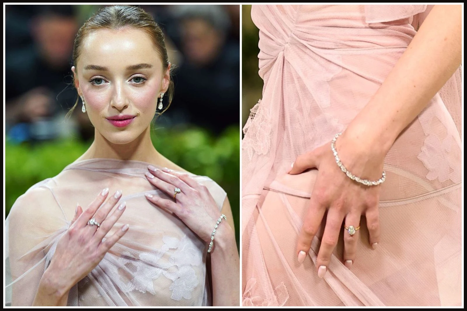 phoebe dynevor engagement ring