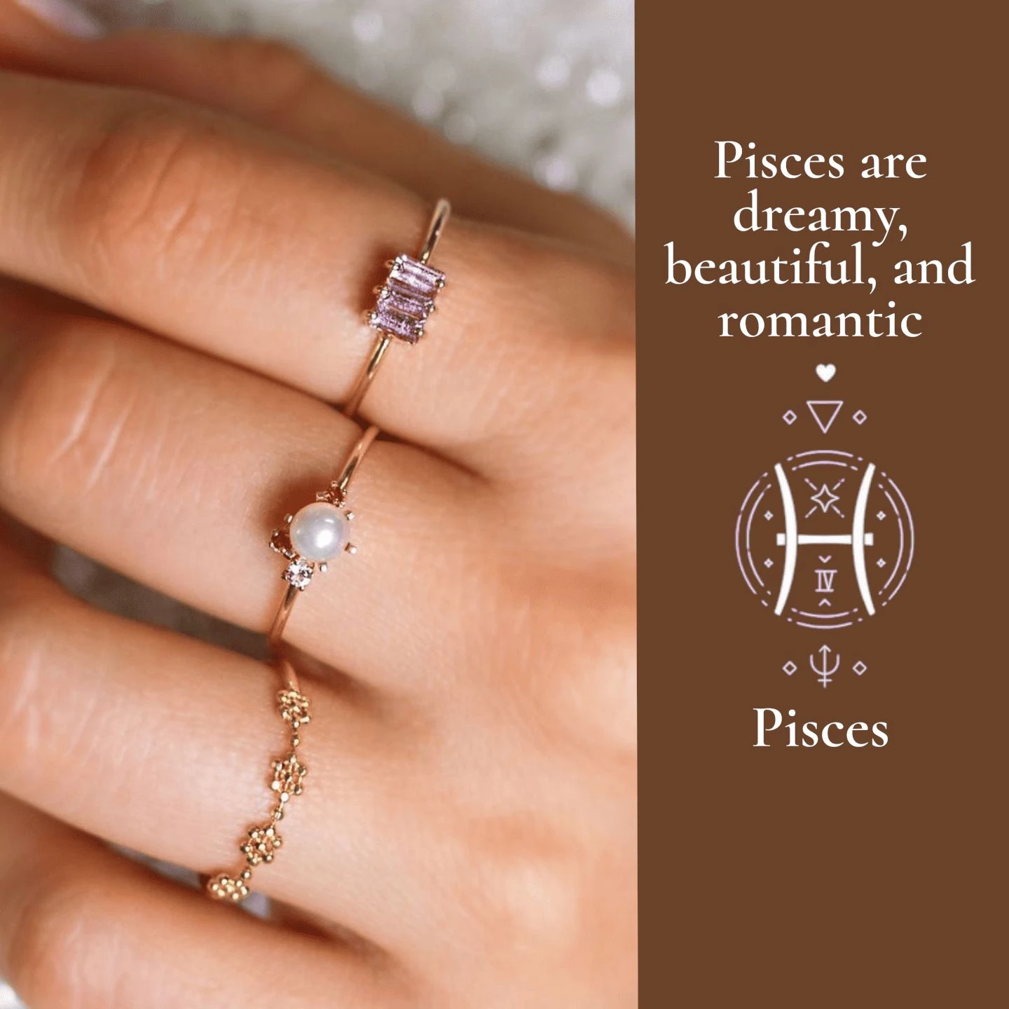 Pisces &ndash; Statement Ring Stacks