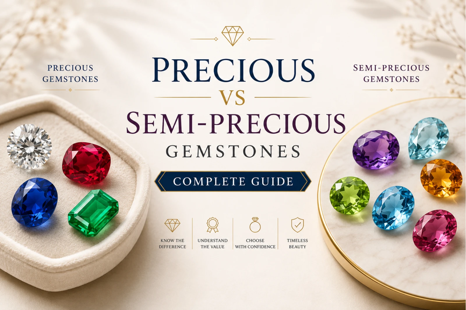 Precious vs Semi-Precious Gemstones: How to Choose the Perfect Stone jewelry