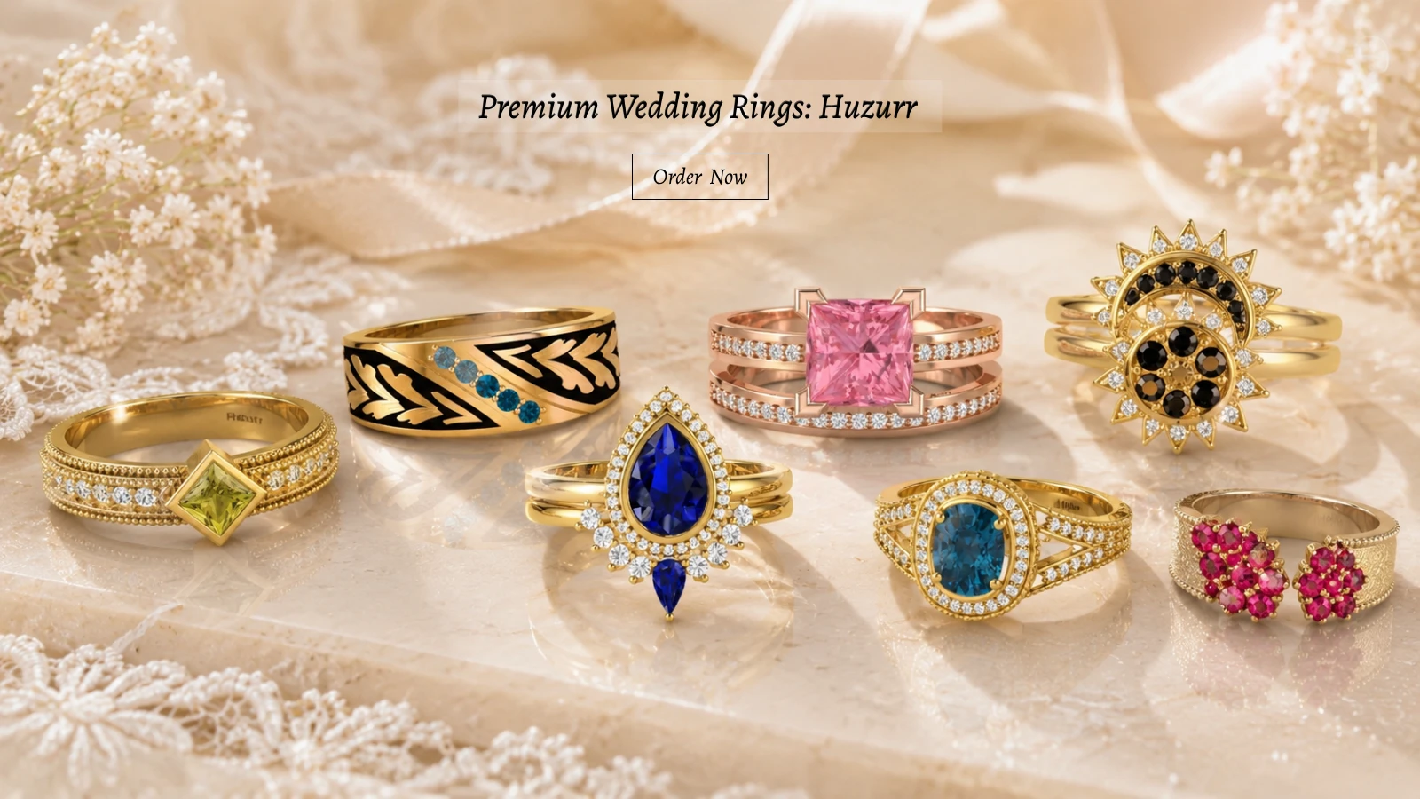 Premium Wedding Rings: Huzurr 