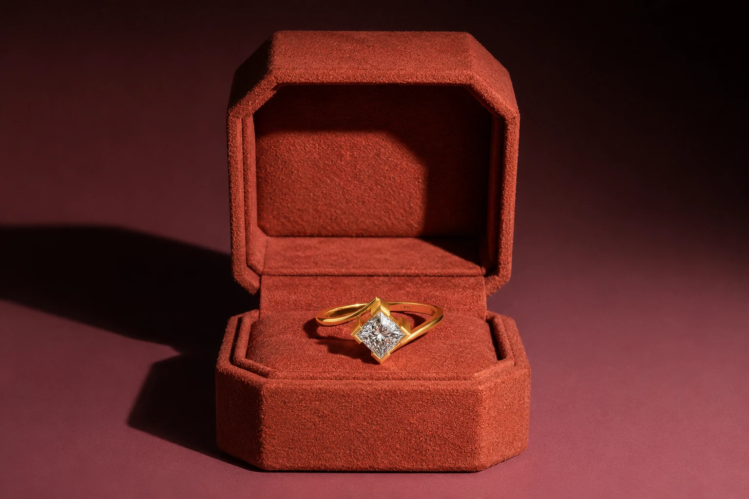 princess cut diamond engagement ring
