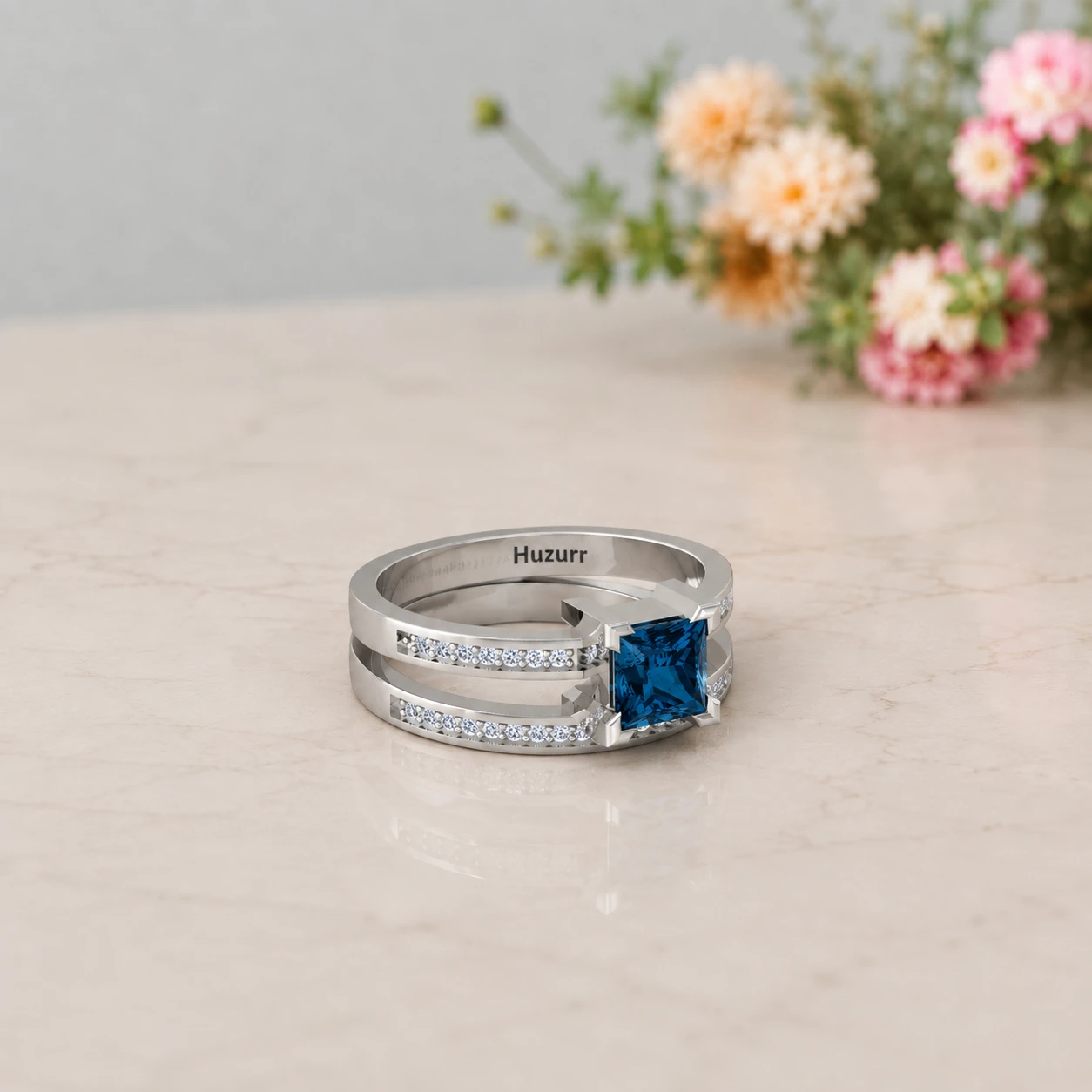 princess-cut-london-blue-topaz-double-band-ring