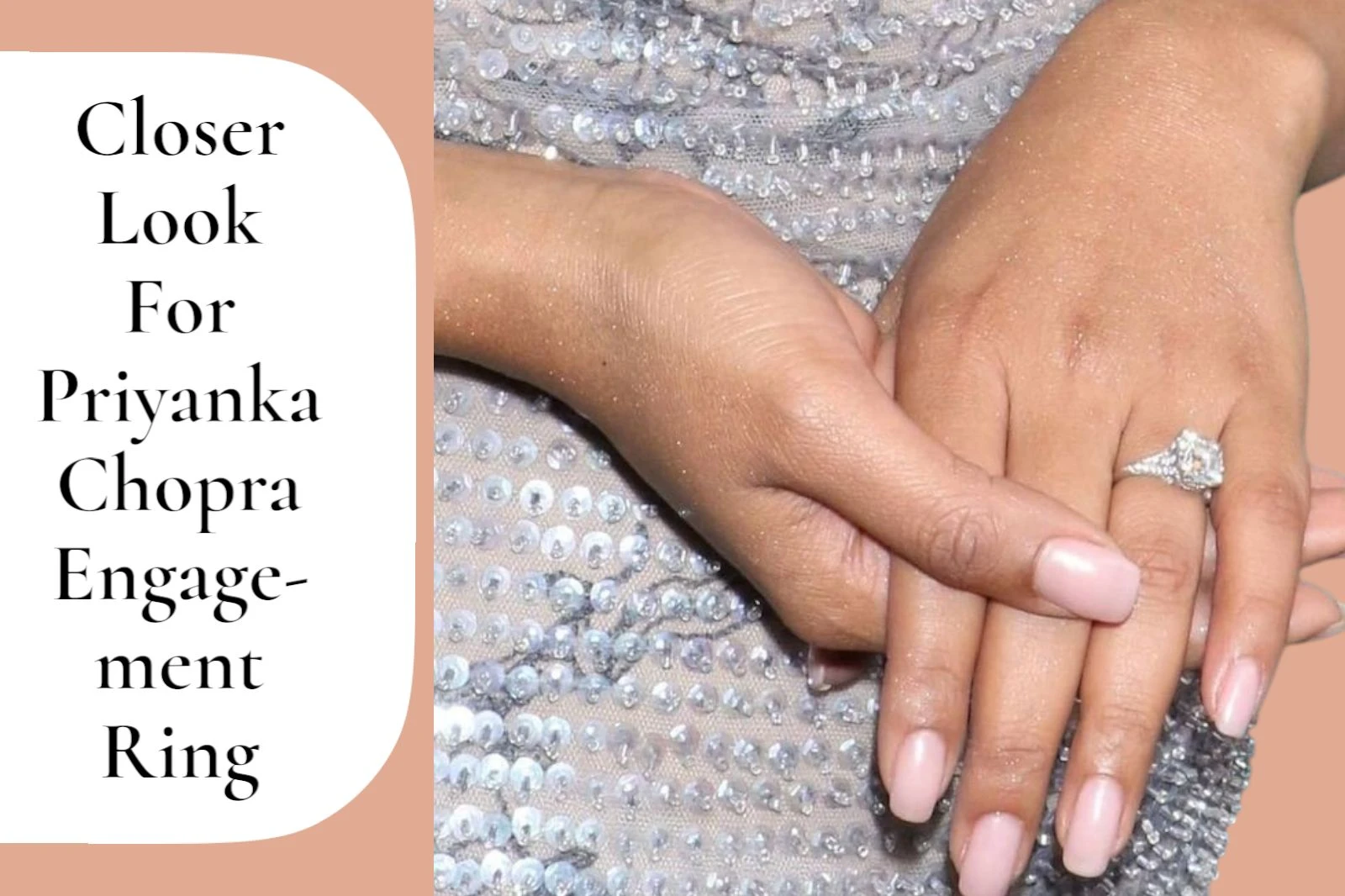 Priyanka Chopra's engagement ring