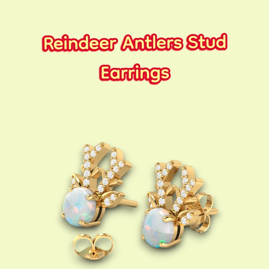 reindeer-antlers-stud-earrings