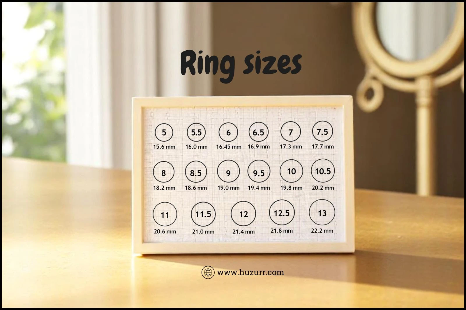 ring size for women