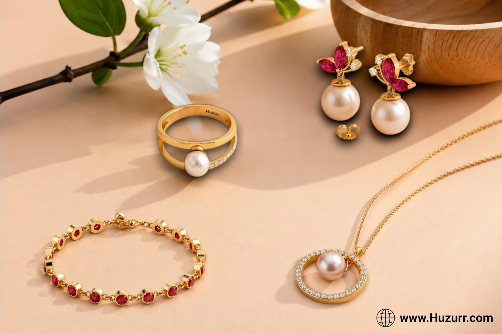 Daily wear Ruby Jewelry Options
