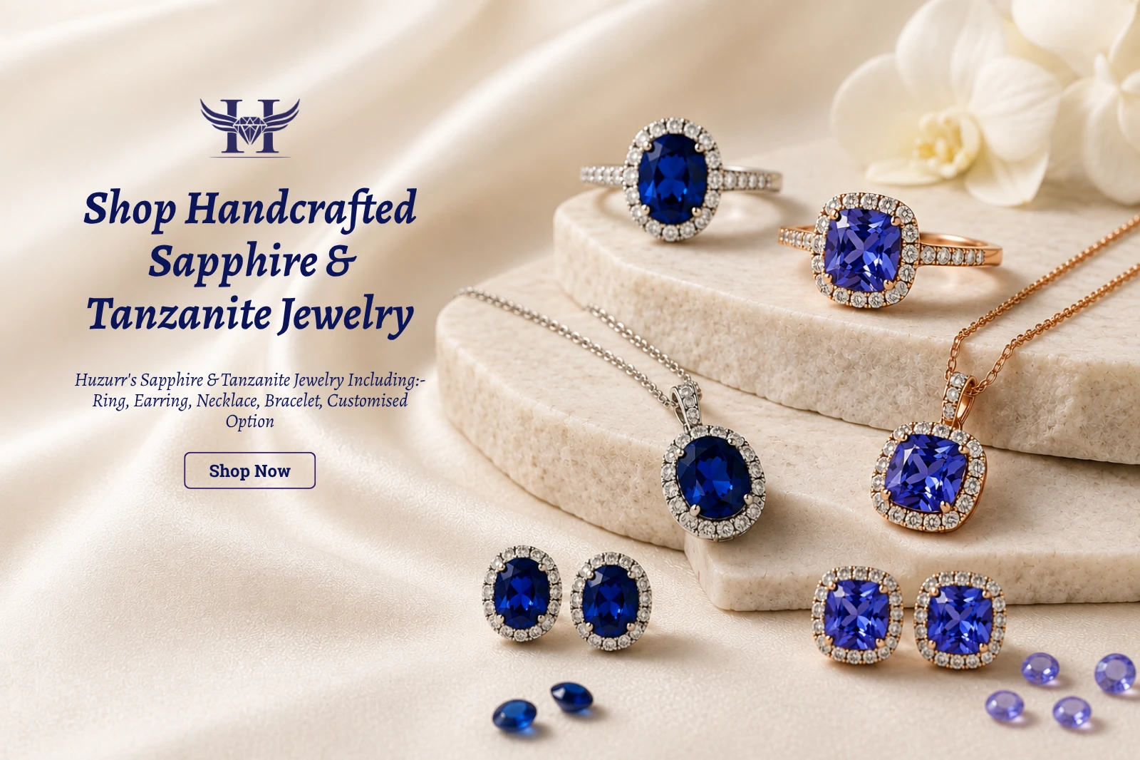 Shop Handcrafted Sapphire & Tanzanite Jewelry