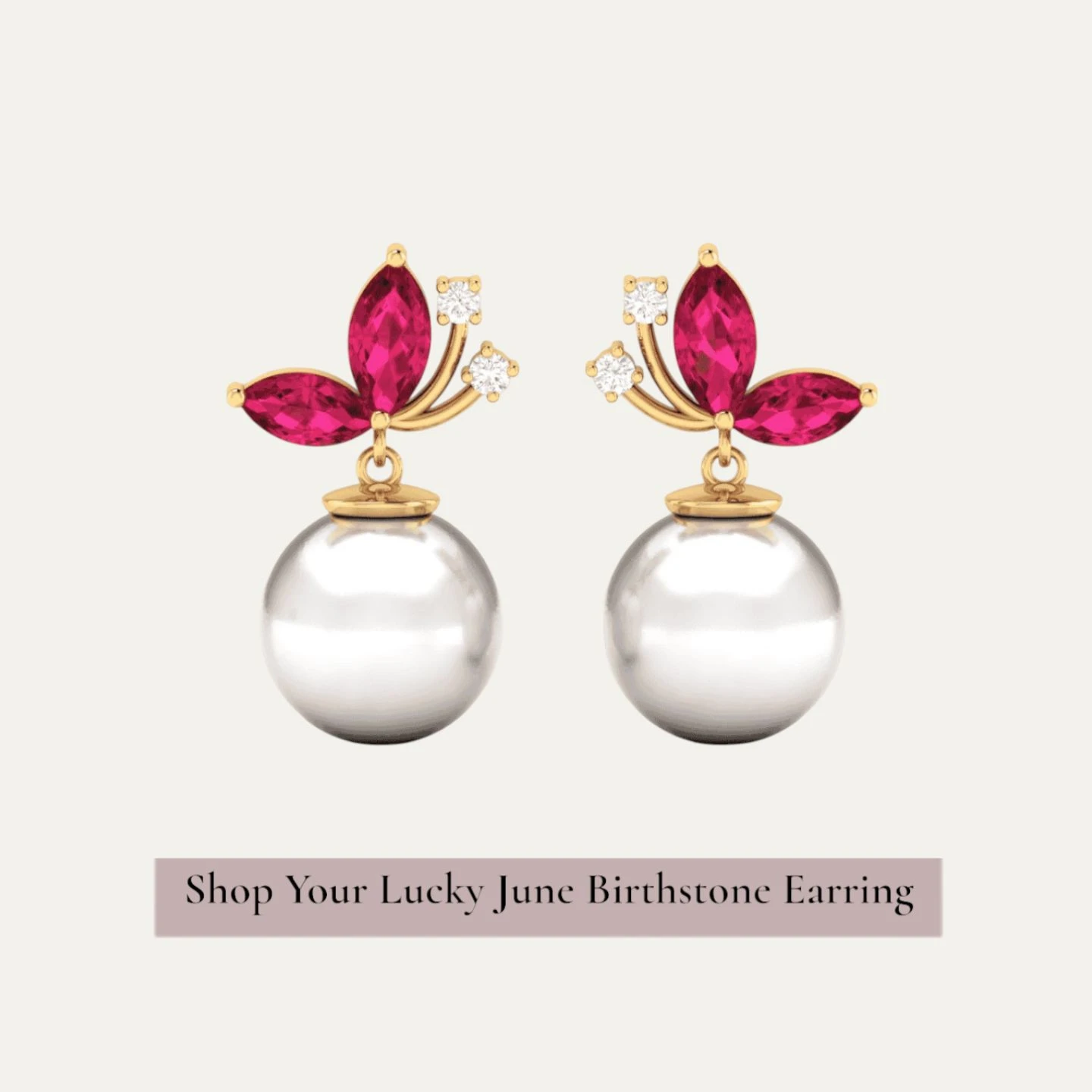 Shop Your Lucky June Birthstone Earring