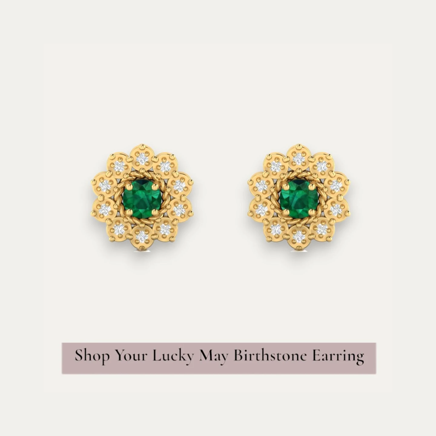Shop Your Lucky May Birthstone Earring