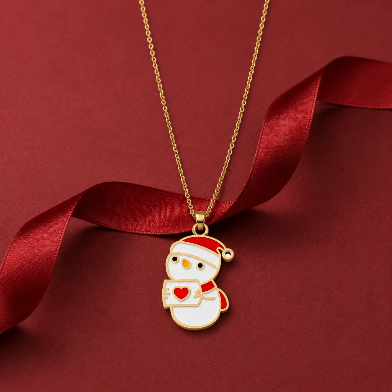 snow-postman-charm-necklace