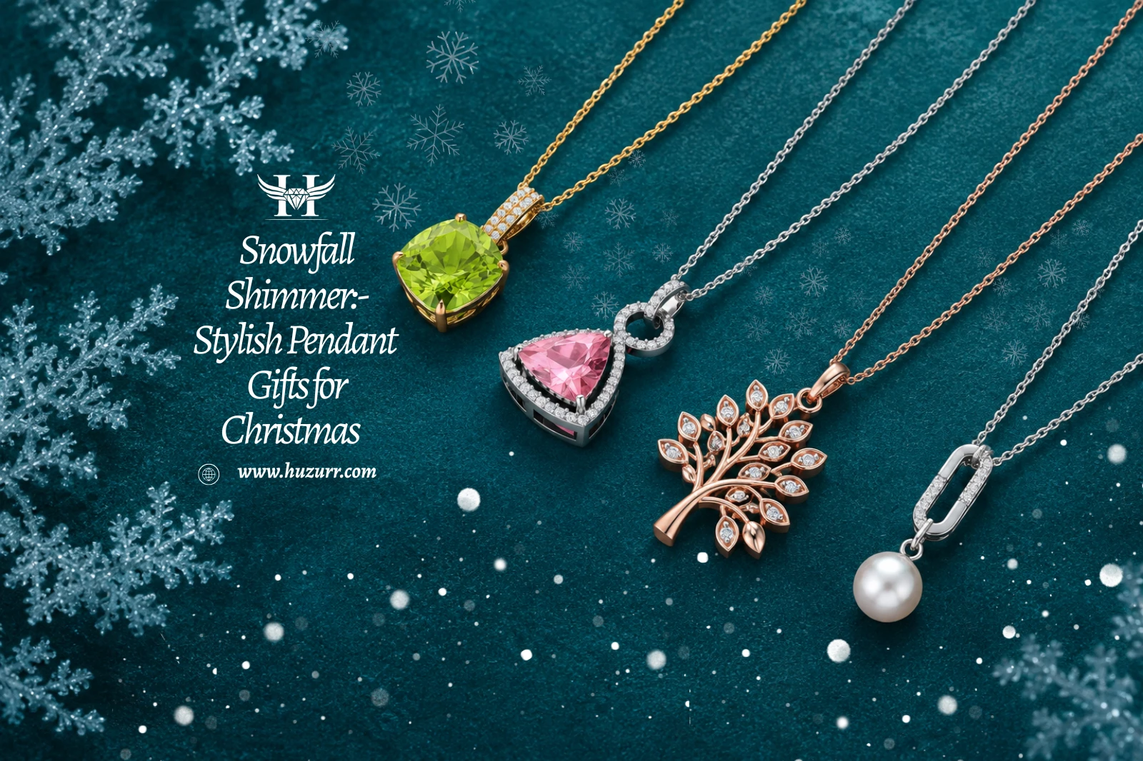 Snowfall Shimmer: Stylish Pendant Gifts for a Dreamy Festive Christmas Season