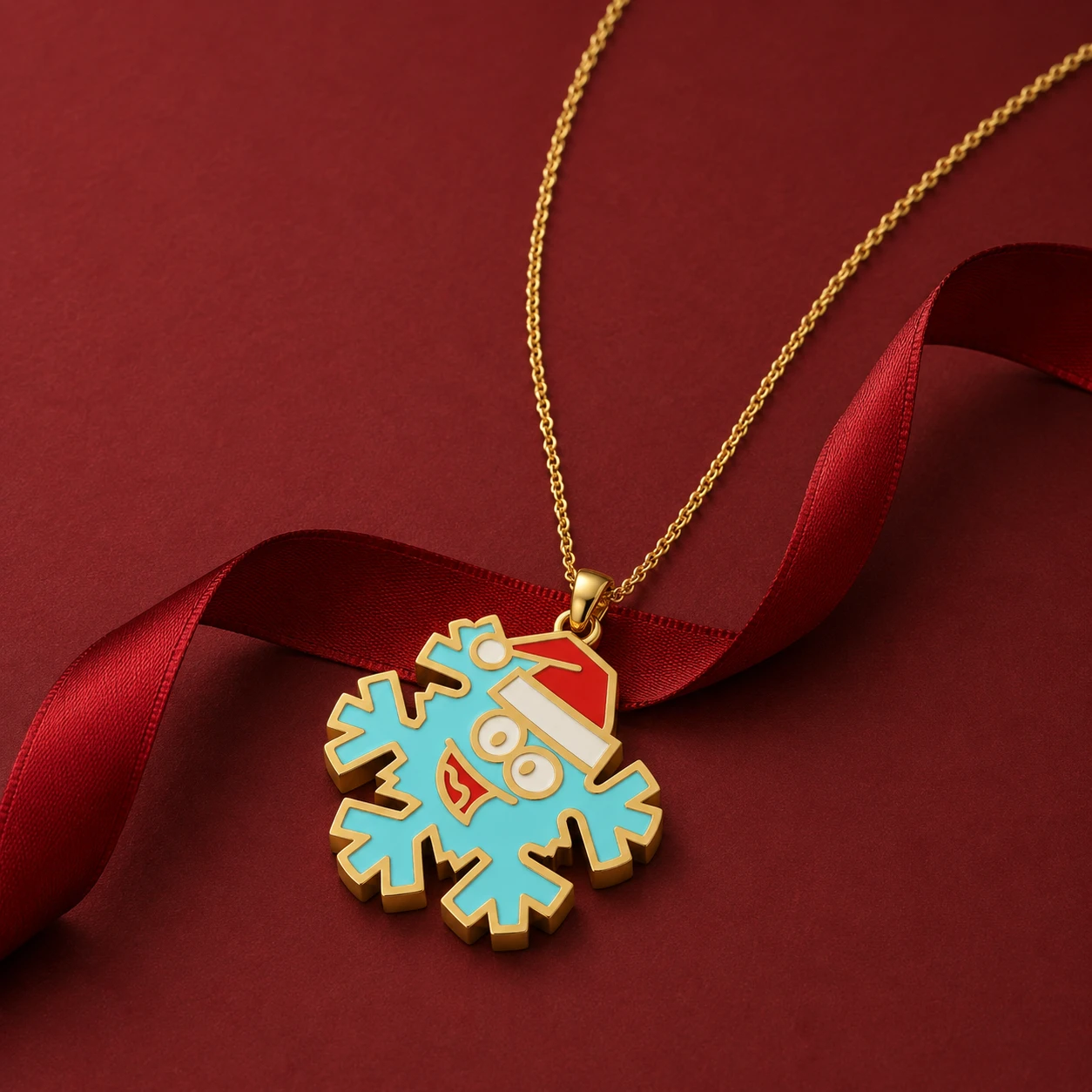 snowflake-charm-necklace