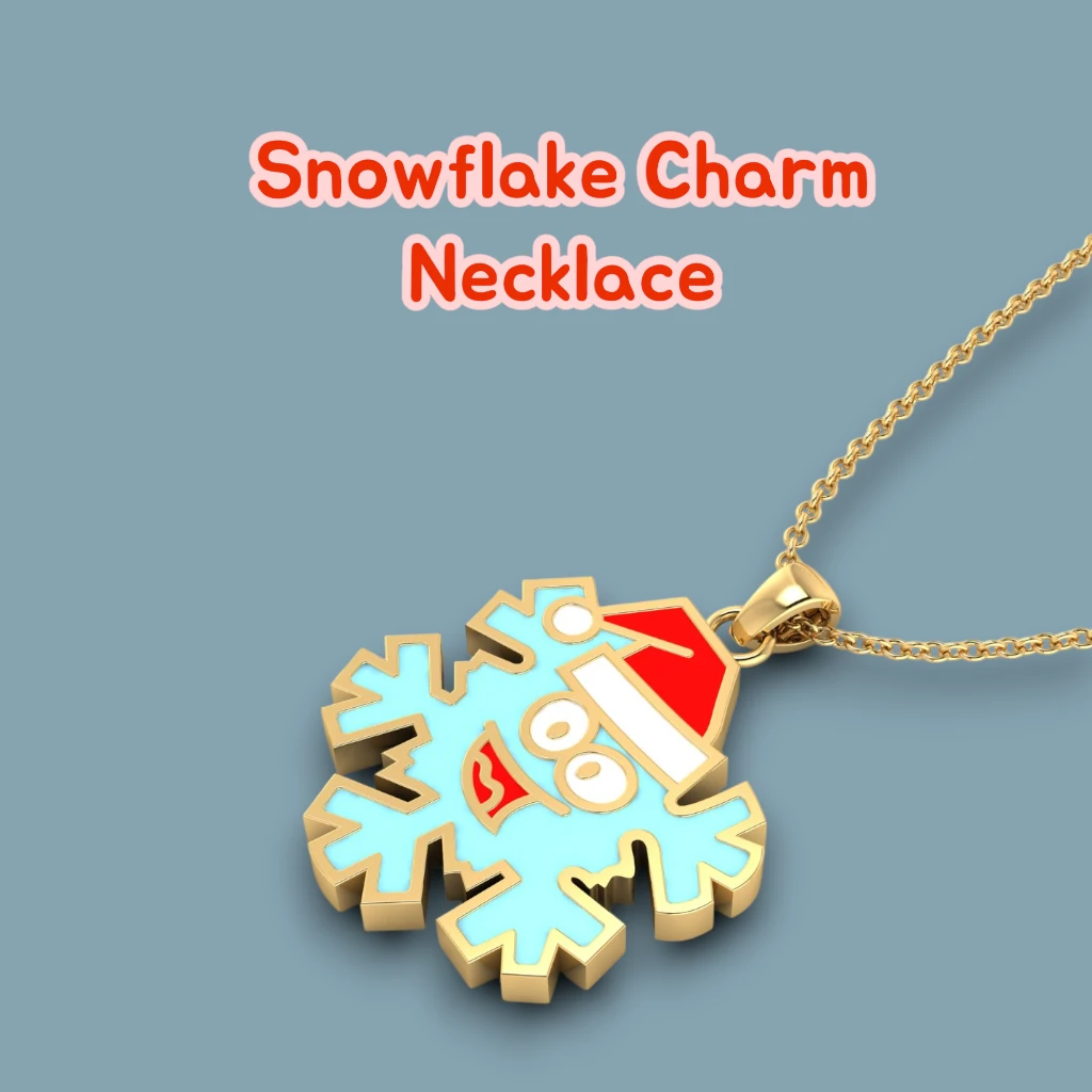 snowflake-charm-necklace