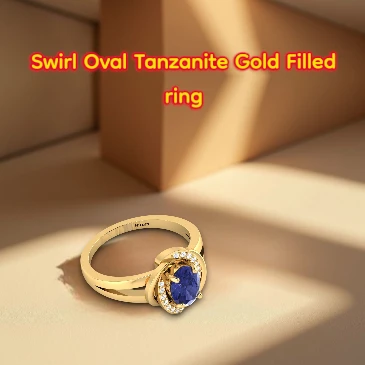 swirl-oval-tanzanite-gold-filled-ring