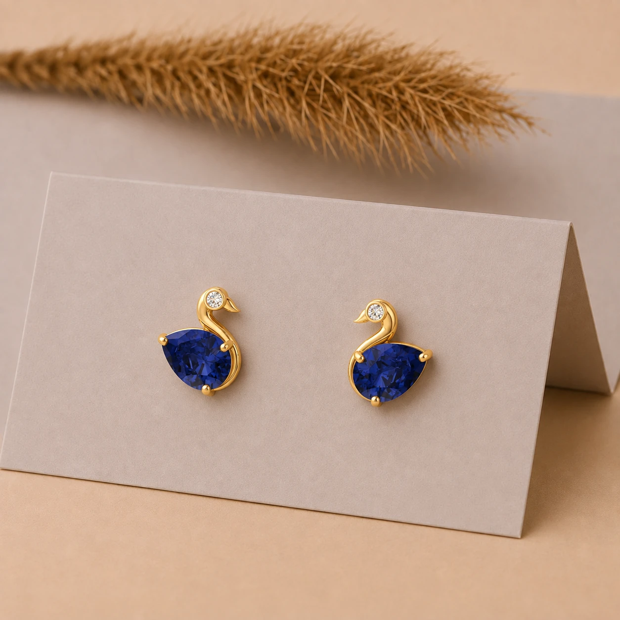 tanzanite-duck-style-studs
