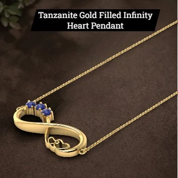Tanzanite-Infinity-Heart-Pendant