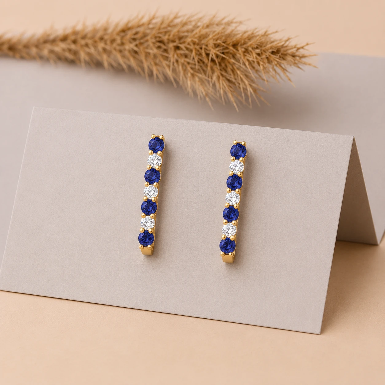 tanzanite-j-hoop-eternity-earrings
