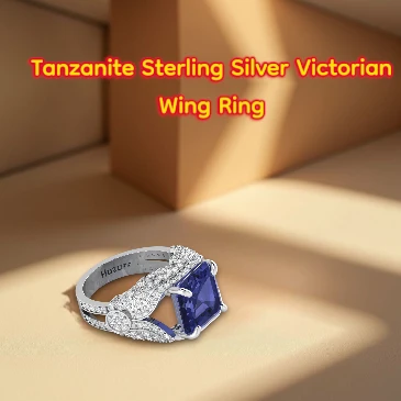 tanzanite-sterling-silver-victorian-wing-ring