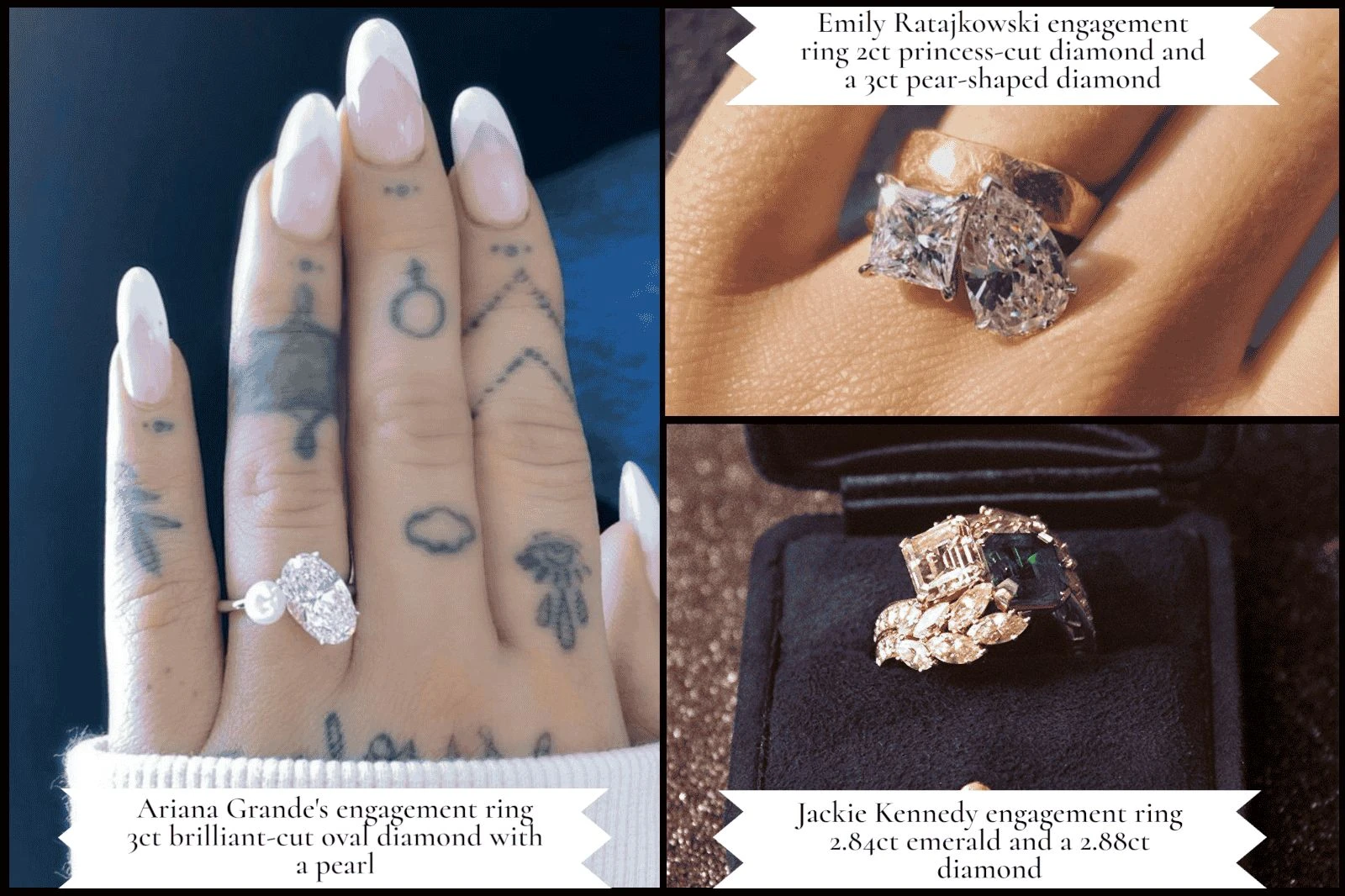 toi et moi engagement rings