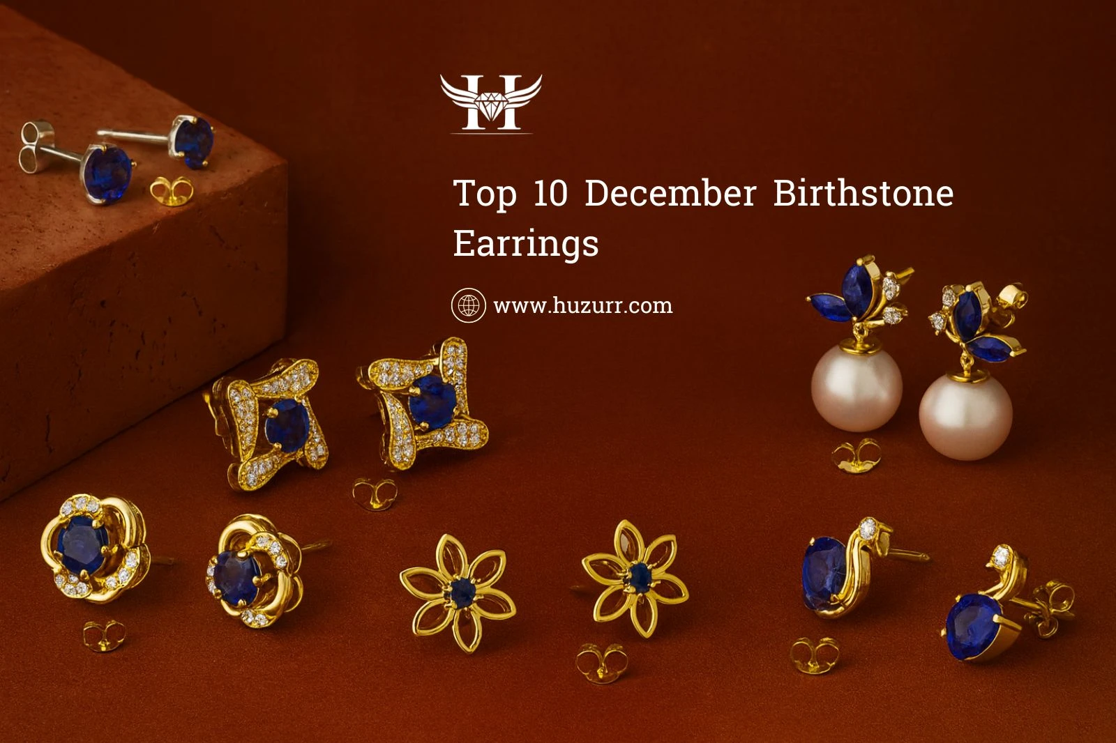 Top 10 Trending Birthstone earrings for december born