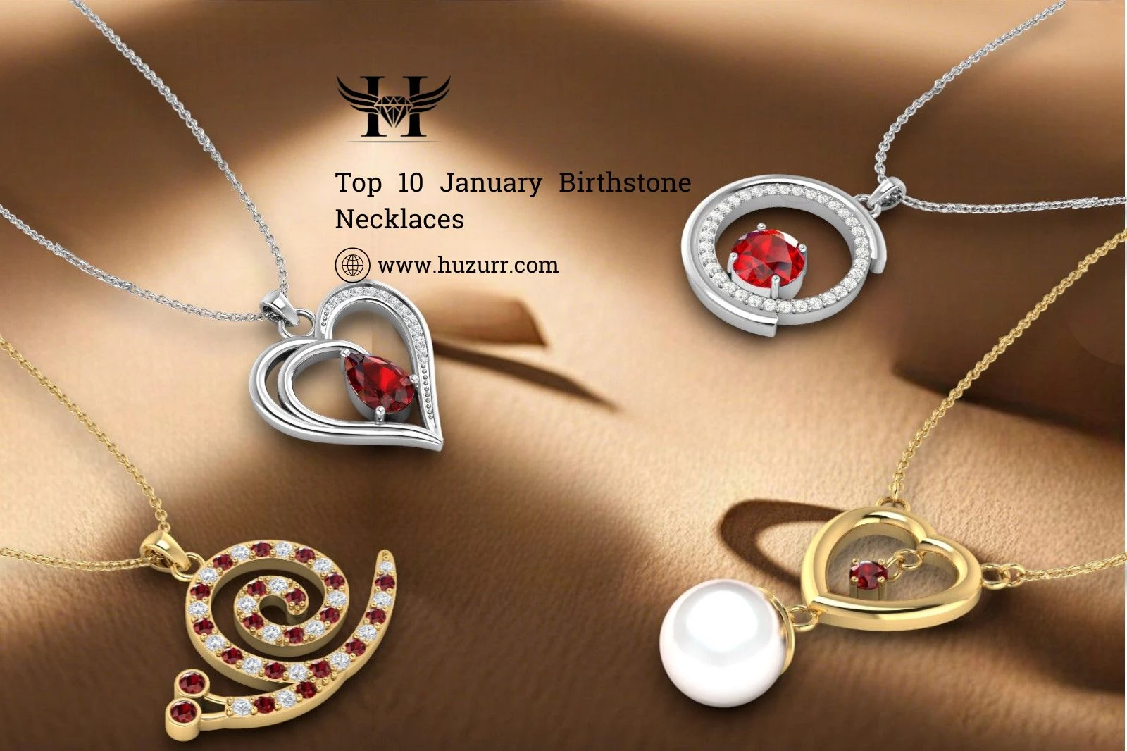 Top 10 Birthstone necklace for January Born