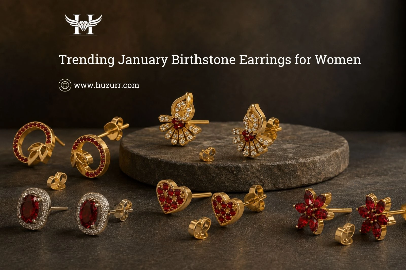 Top 10 Trending January birthstone earrings you must have