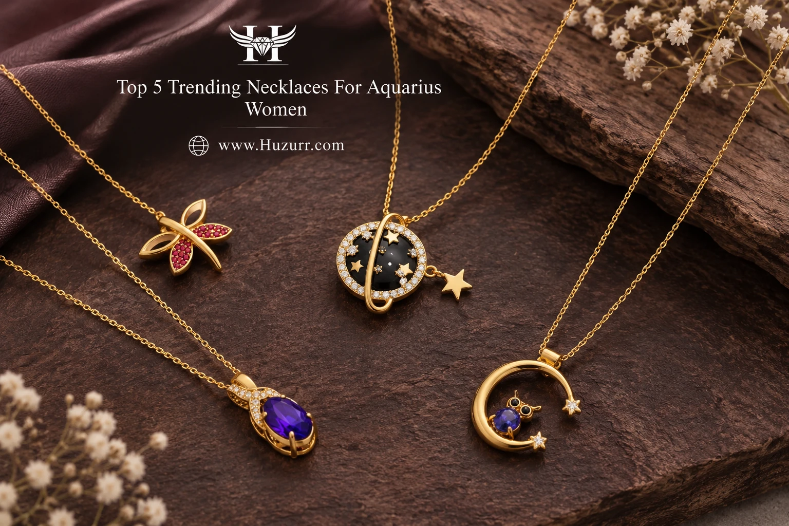 Top 5 Trending Aquarius Necklace For Aquarius Zodiac Women