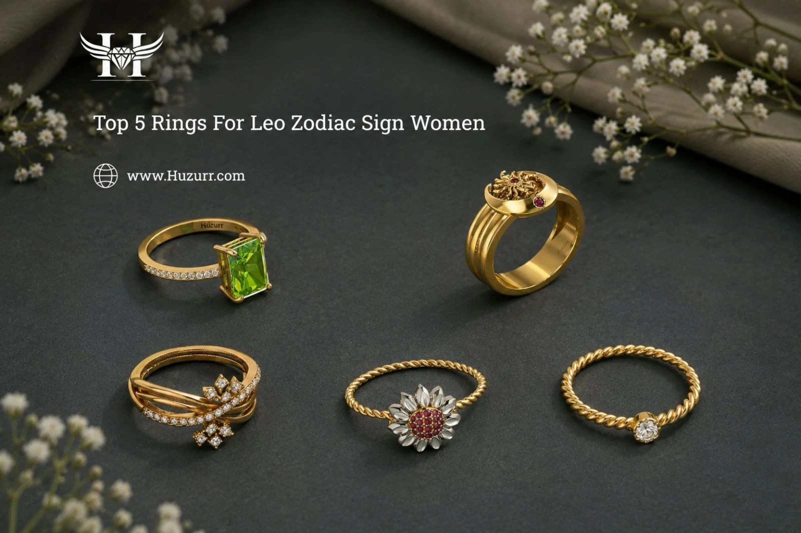 Top 5 Trending Lucky Gemstone Rings for Leo Zodiac Sign Women