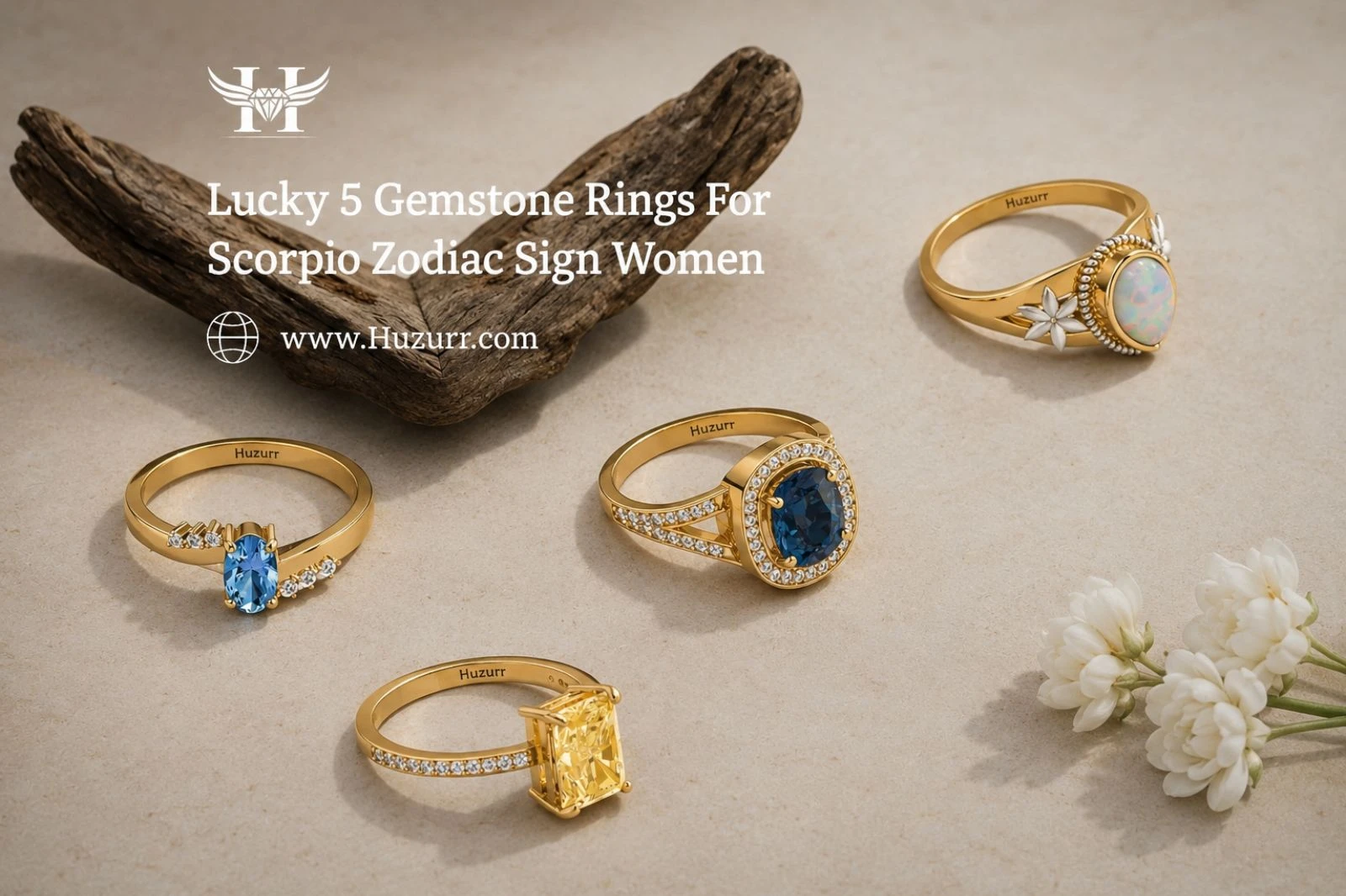 Top 5 Trending lucky Gemstone Rings For Scorpio Zodiac Women