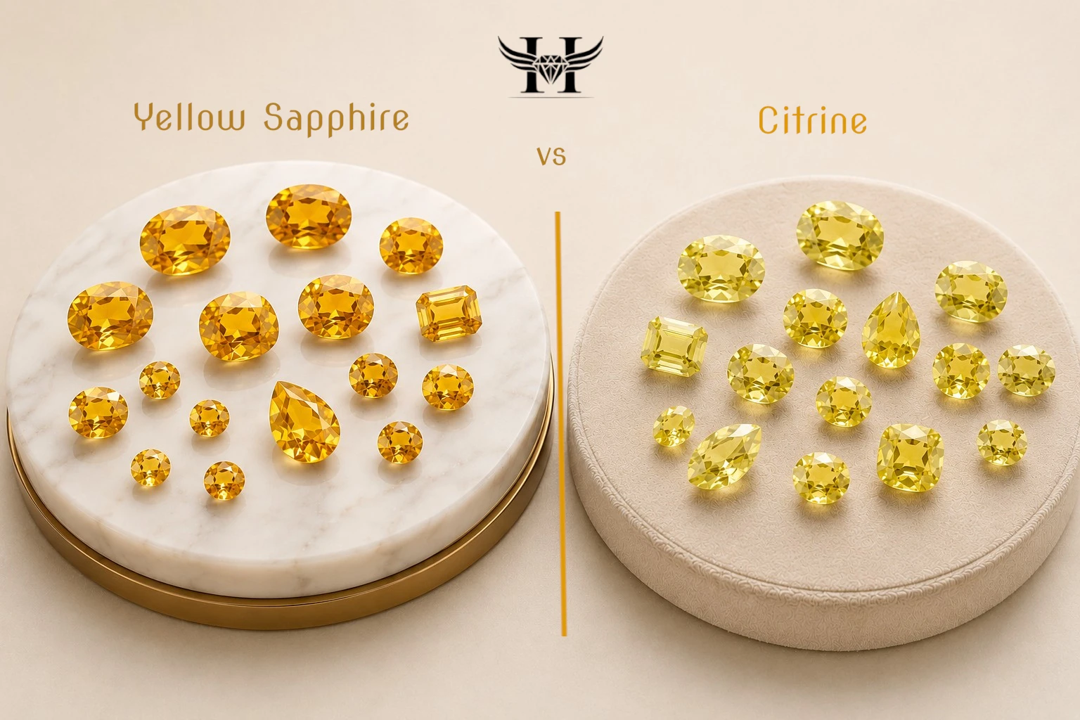 Yellow Sapphire vs Citrine: Meanings, Benefits & How to Choose the Right Gemstone