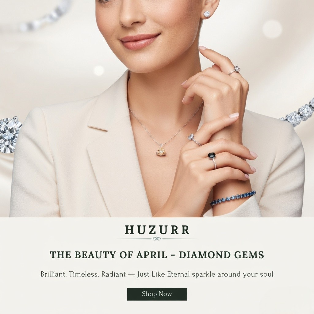 April Birthstone Diamond Jewelry