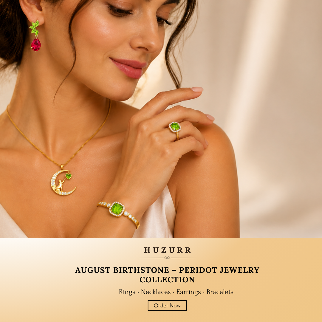 August Birthstone Peridot Jewelry